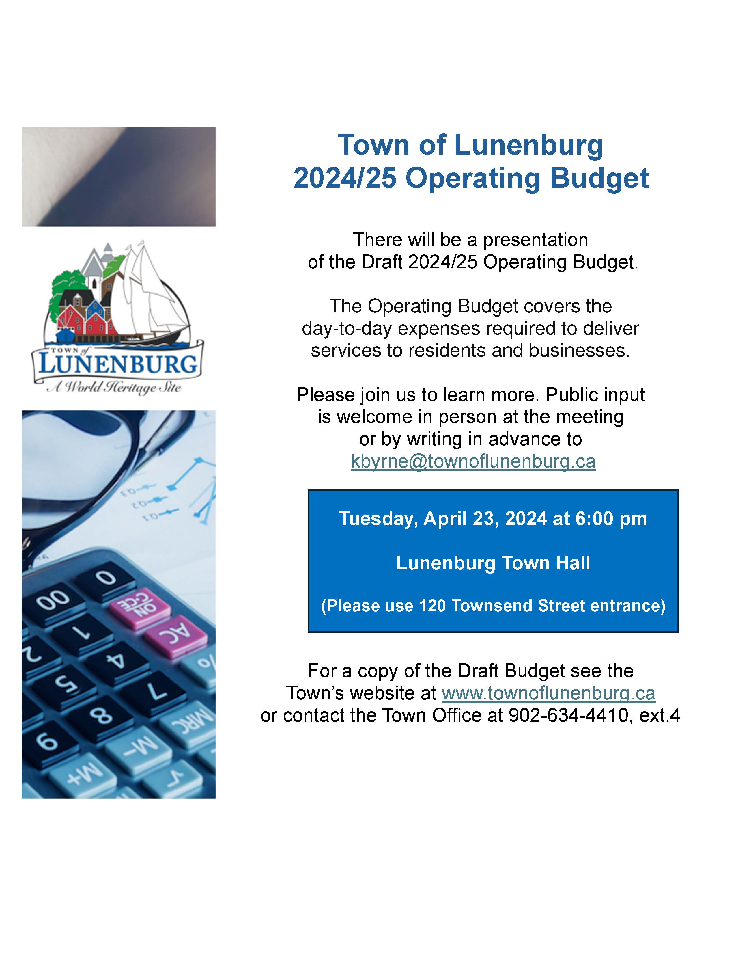 Budget Presentation Notice 2024 04 23