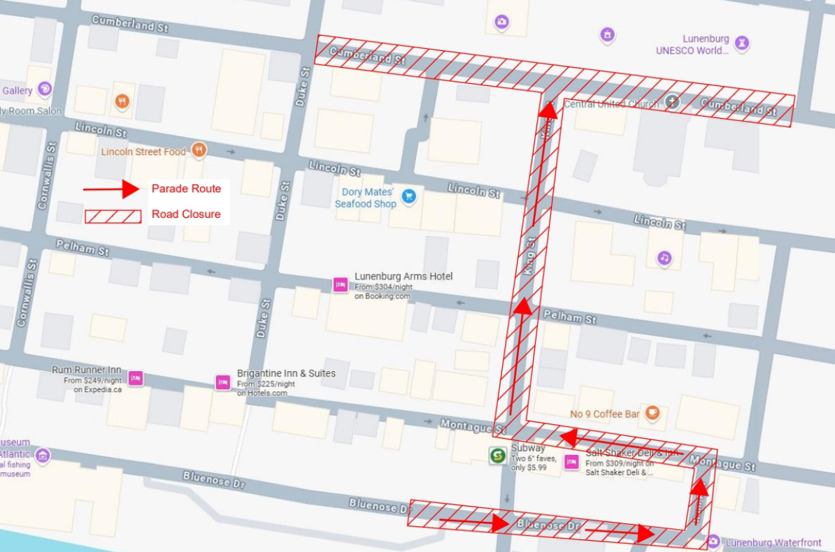Norwegian Parade Route