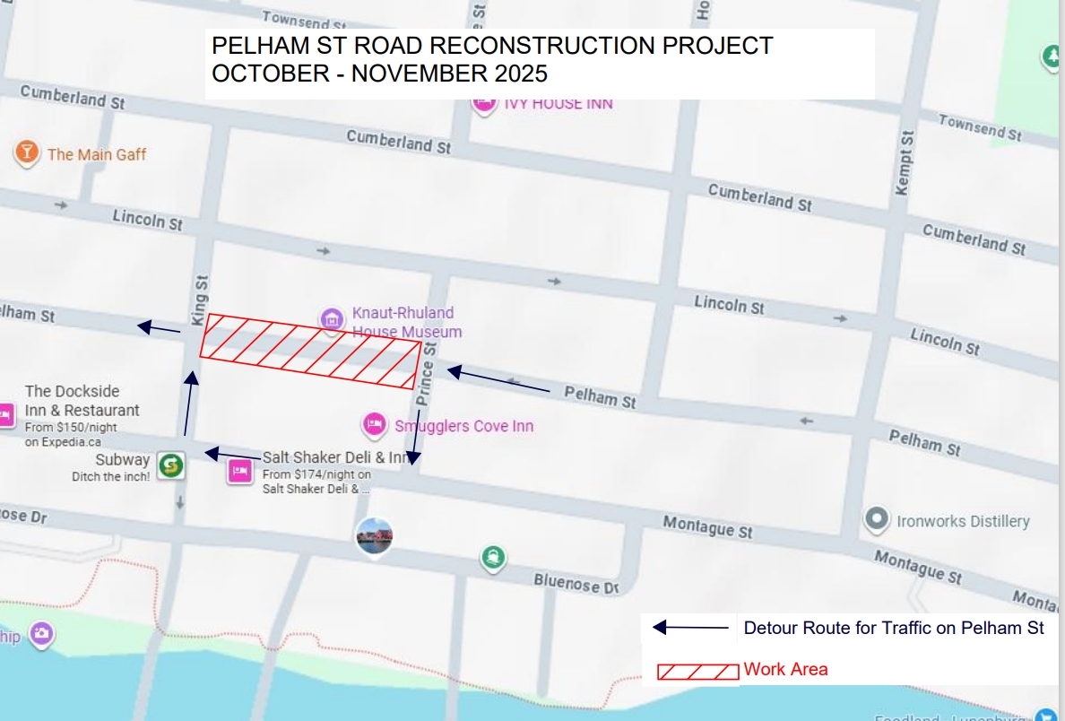Pelham Street Detour