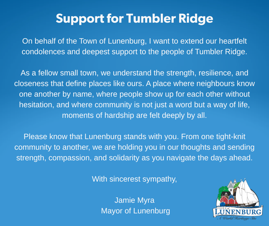 Support for Tumbler Ridge