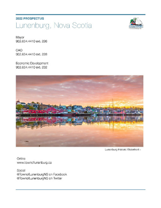 Lunenburg Prospectus cover 1.063 x 1.375 in